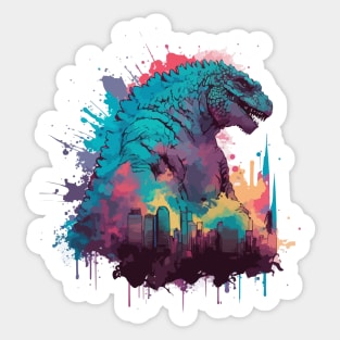 Godzilla Sticker